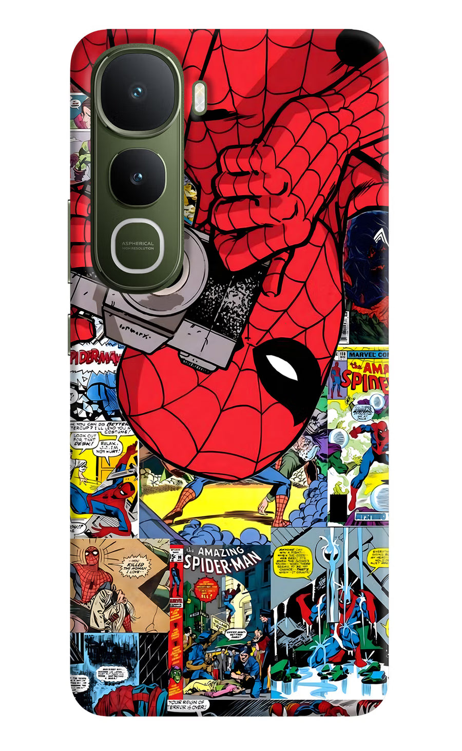 Spider Man Vivo Y400 5G Back Cover, Hard case