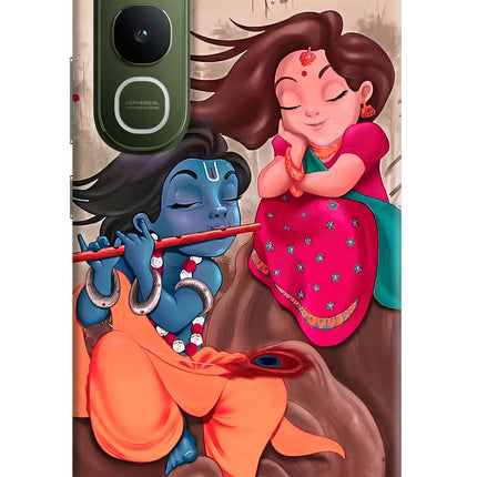Radhe Krishna Vivo Y400 5G Hard Case Back Cover by Casekaro