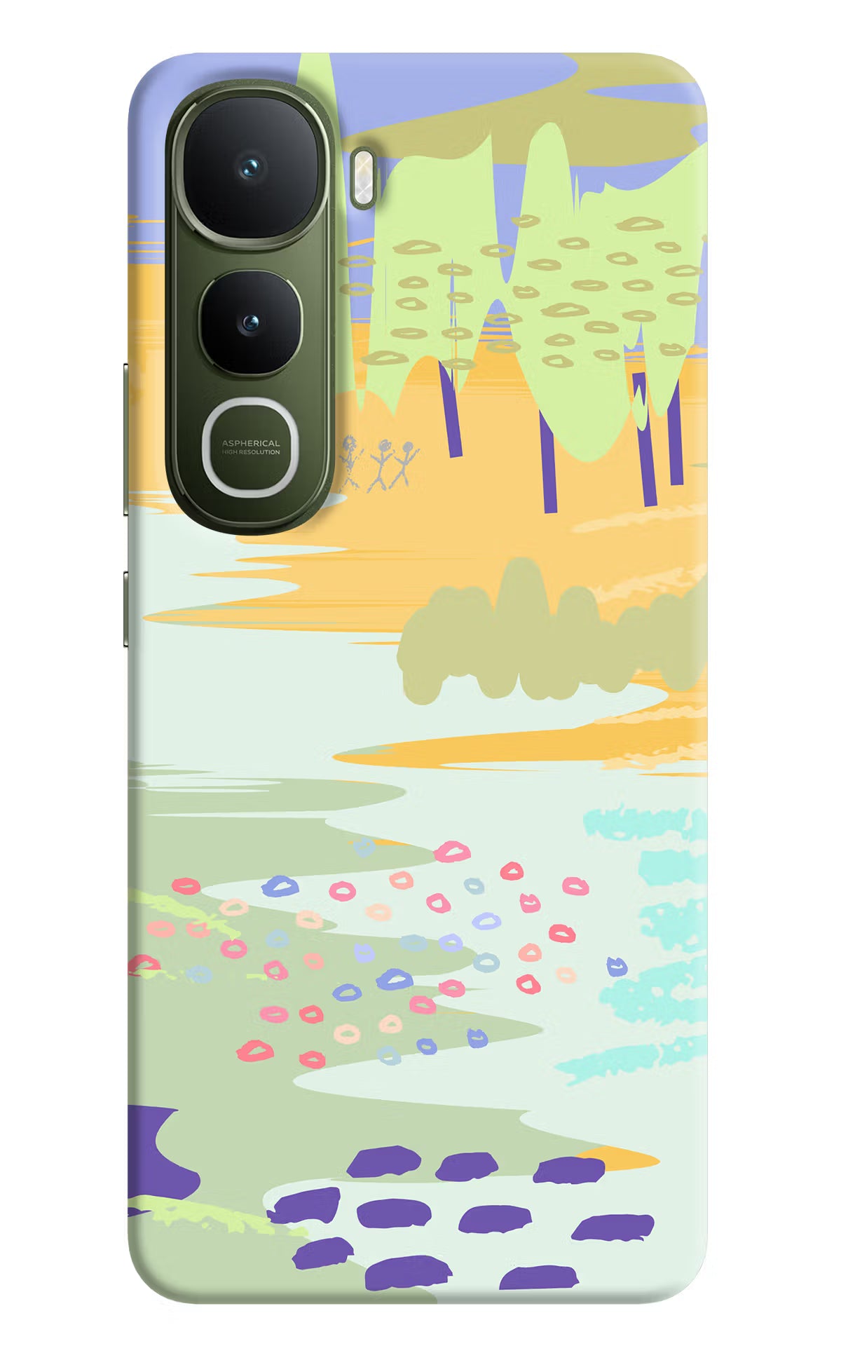 Scenery Vivo Y400 5G Hard Case Back Cover by Casekaro