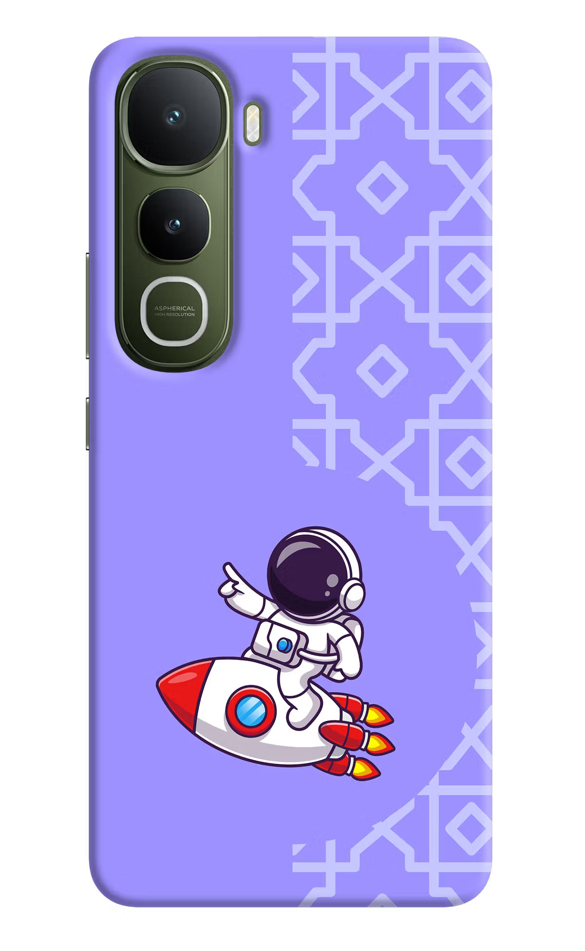 Cute Astronaut Vivo Y400 5G Hard Case Back Cover by Casekaro