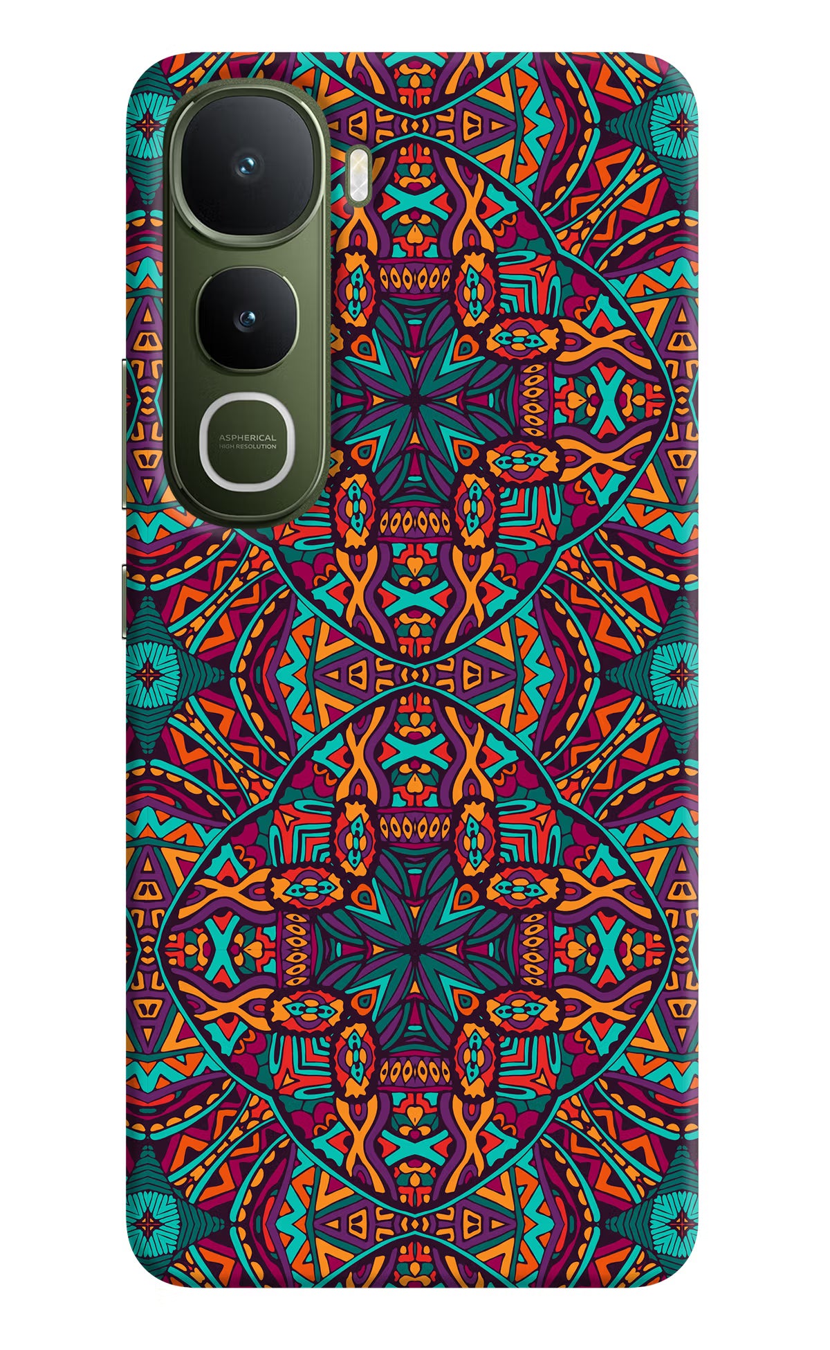 Colour Mandala Vivo Y400 5G Hard Case Back Cover by Casekaro