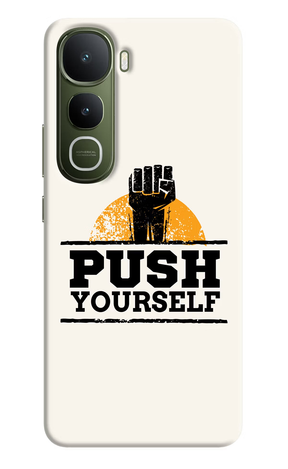 Push Yourself Vivo Y400 5G Hard Case Back Cover by Casekaro