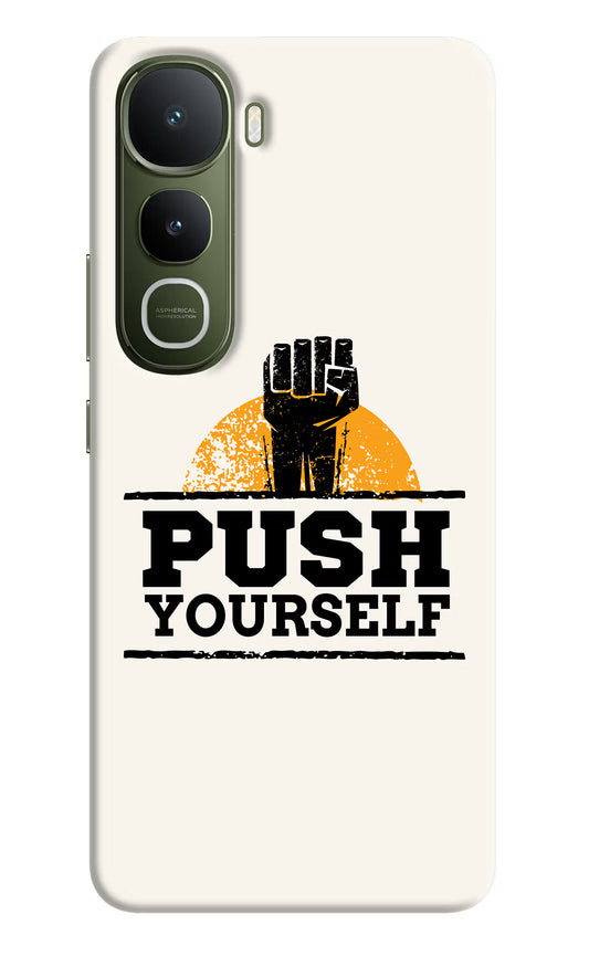 Push Yourself Vivo Y400 5G Hard Case Back Cover by Casekaro