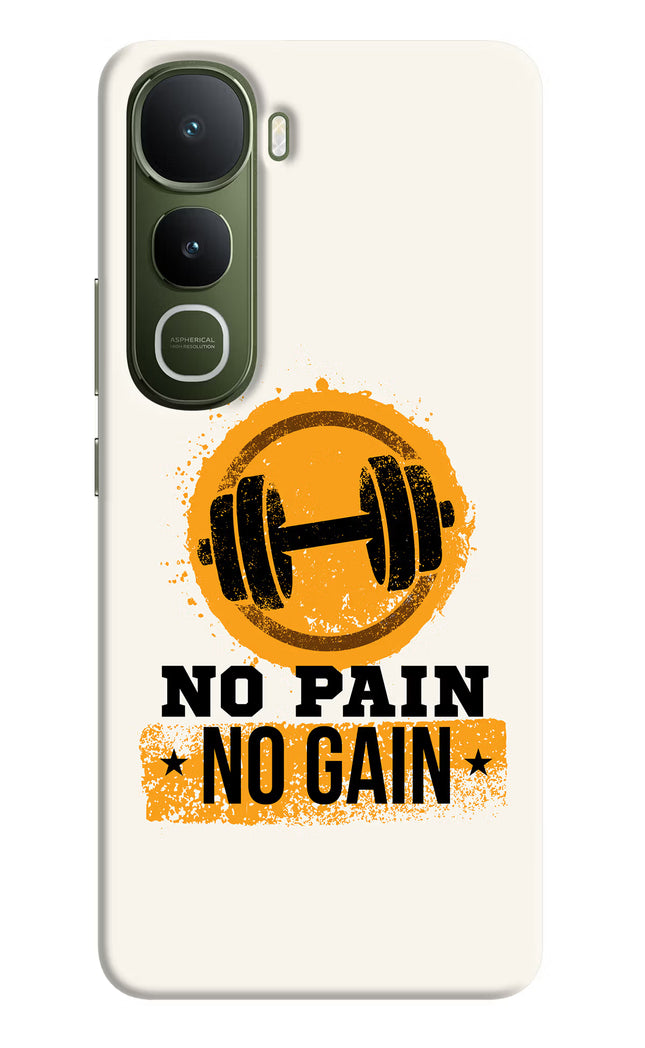 No Pain No Gain Vivo Y400 5G Hard Case Back Cover by Casekaro
