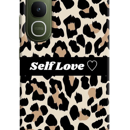 Leopard Print Self Love Vivo Y400 5G Hard Case Back Cover by Casekaro
