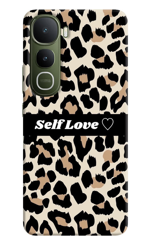 Leopard Print Self Love Vivo Y400 5G Hard Case Back Cover by Casekaro