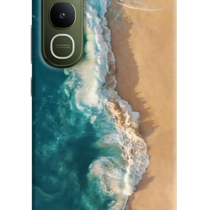 Ocean Beach Vivo Y400 5G Hard Case Back Cover by Casekaro