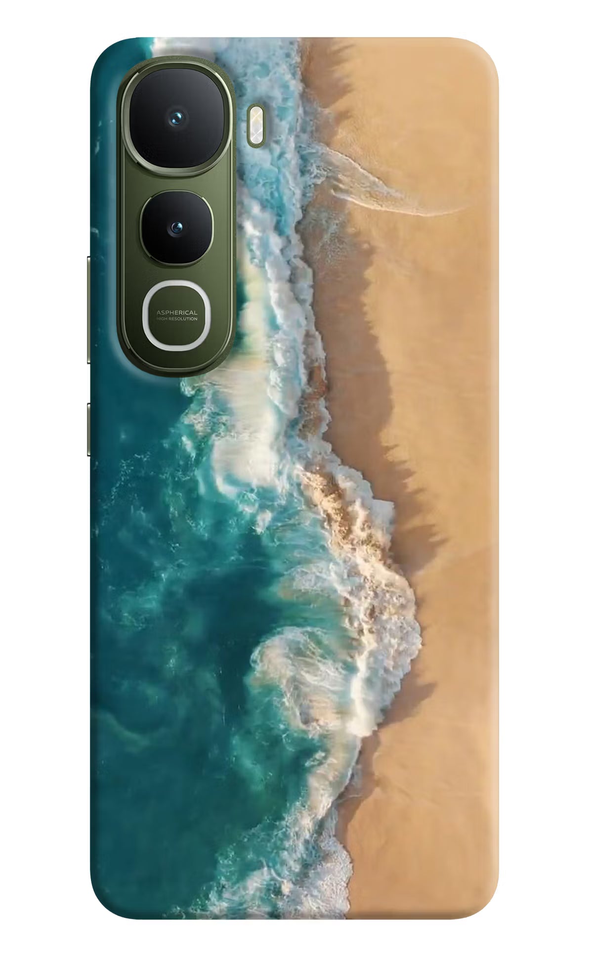 Ocean Beach Vivo Y400 5G Hard Case Back Cover by Casekaro