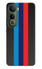 BMW Stripes Pattern Vivo Y400 5G Hard Case Back Cover by Casekaro