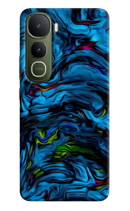 Dark Blue Abstract Vivo Y400 5G Hard Case Back Cover by Casekaro