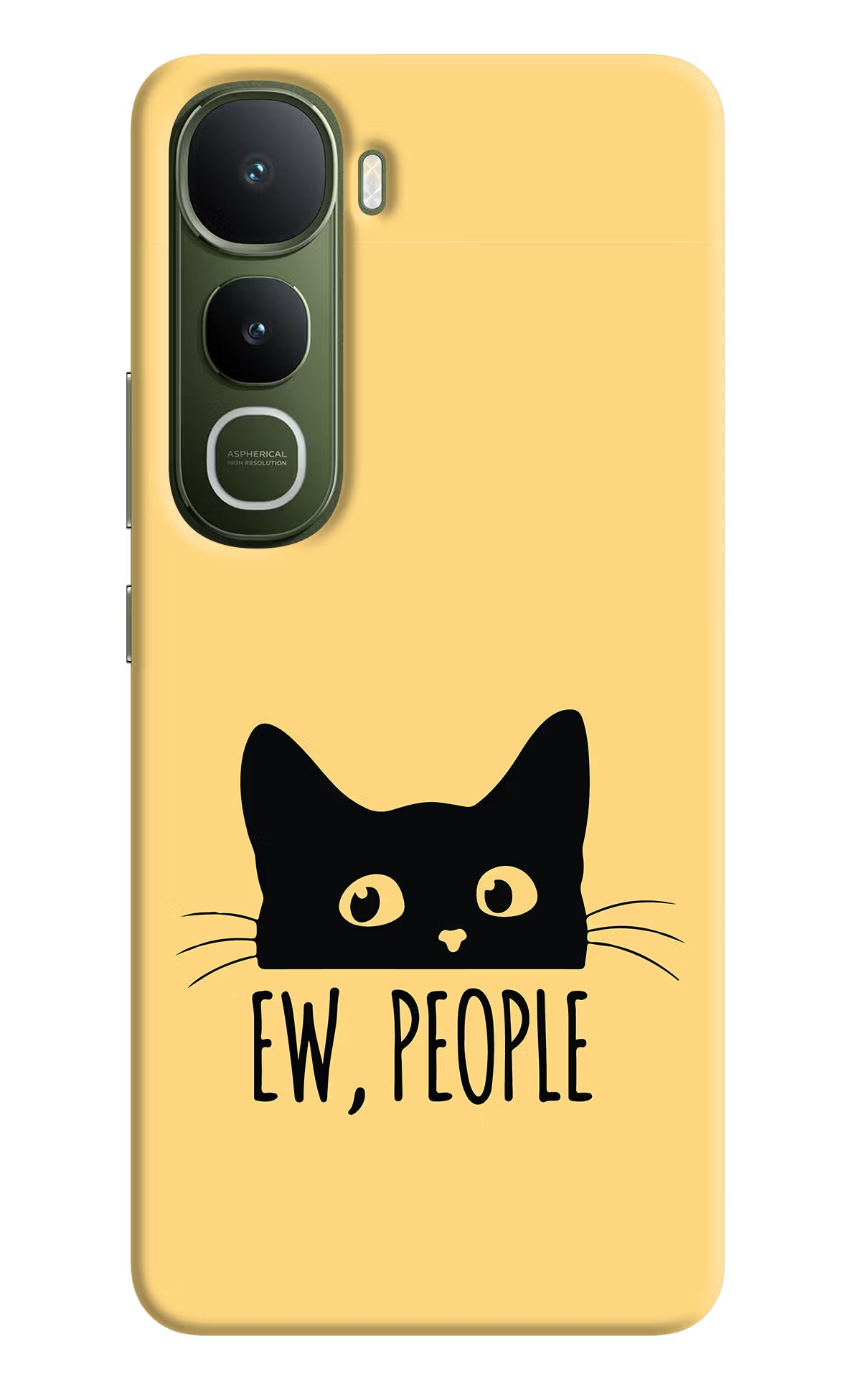 Ew People Catitude Vivo Y400 5G Hard Case Back Cover by Casekaro