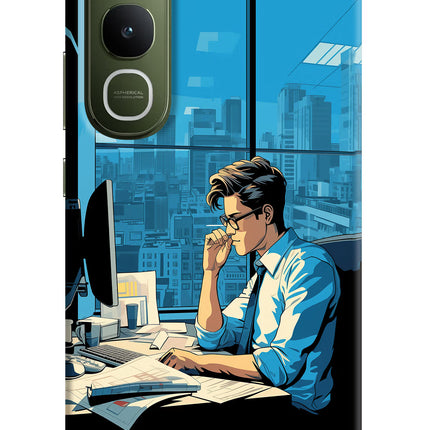 Focused Hustler (AI Generated) Vivo Y400 5G Hard Case Back Cover by Casekaro