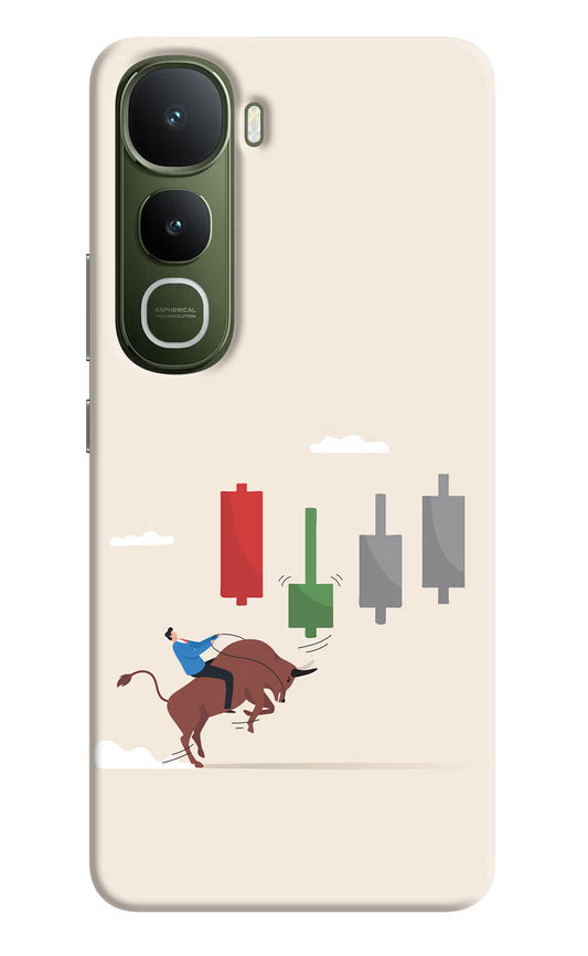 Bull Trading Momentum Vivo Y400 5G Hard Case Back Cover by Casekaro