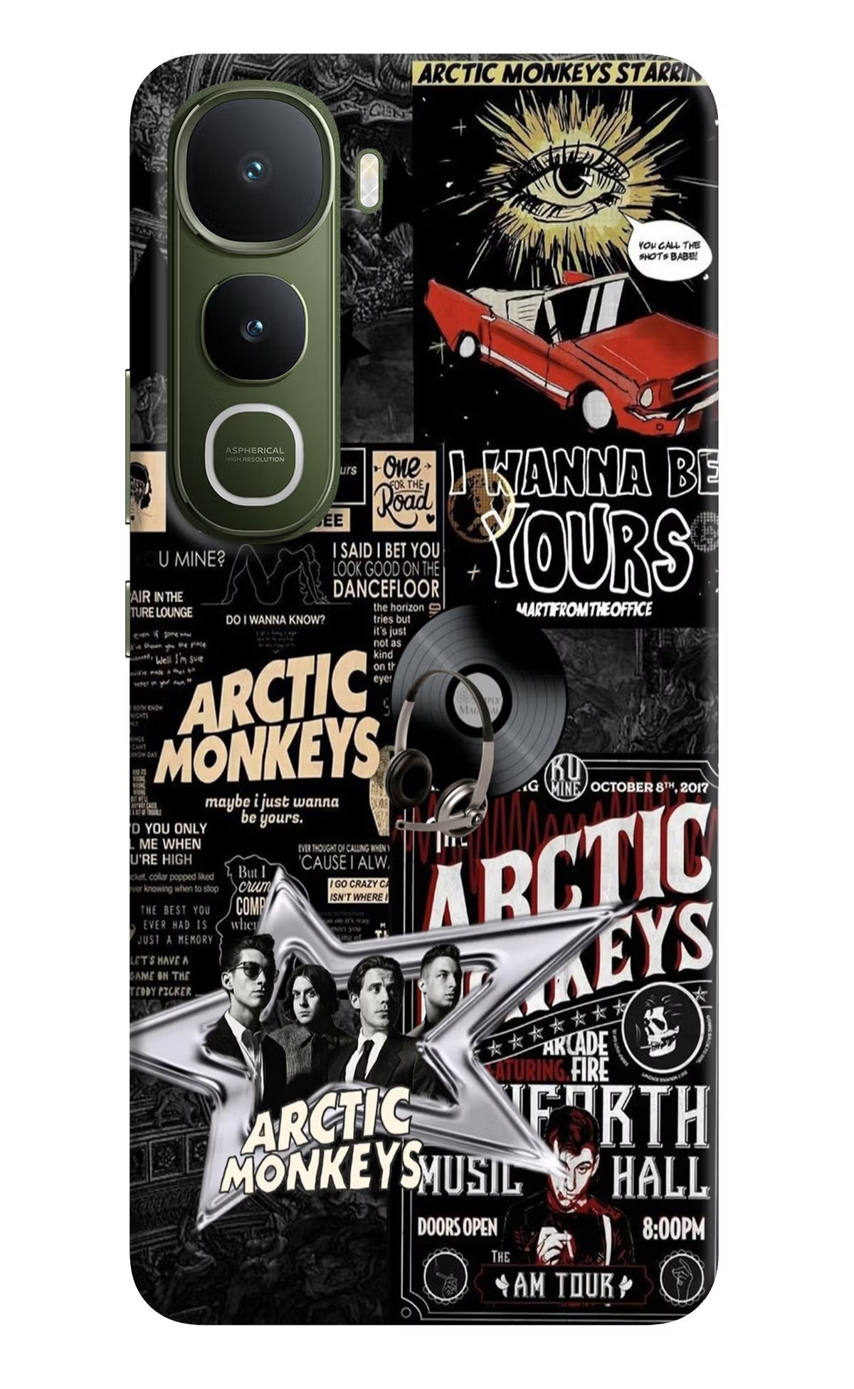 Arctic Monkeys Vivo Y400 5G Hard Case Back Cover by Casekaro