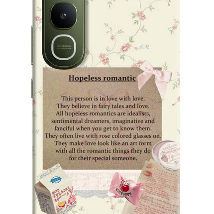 Hopeless Romantic Vivo Y400 5G Hard Case Back Cover by Casekaro