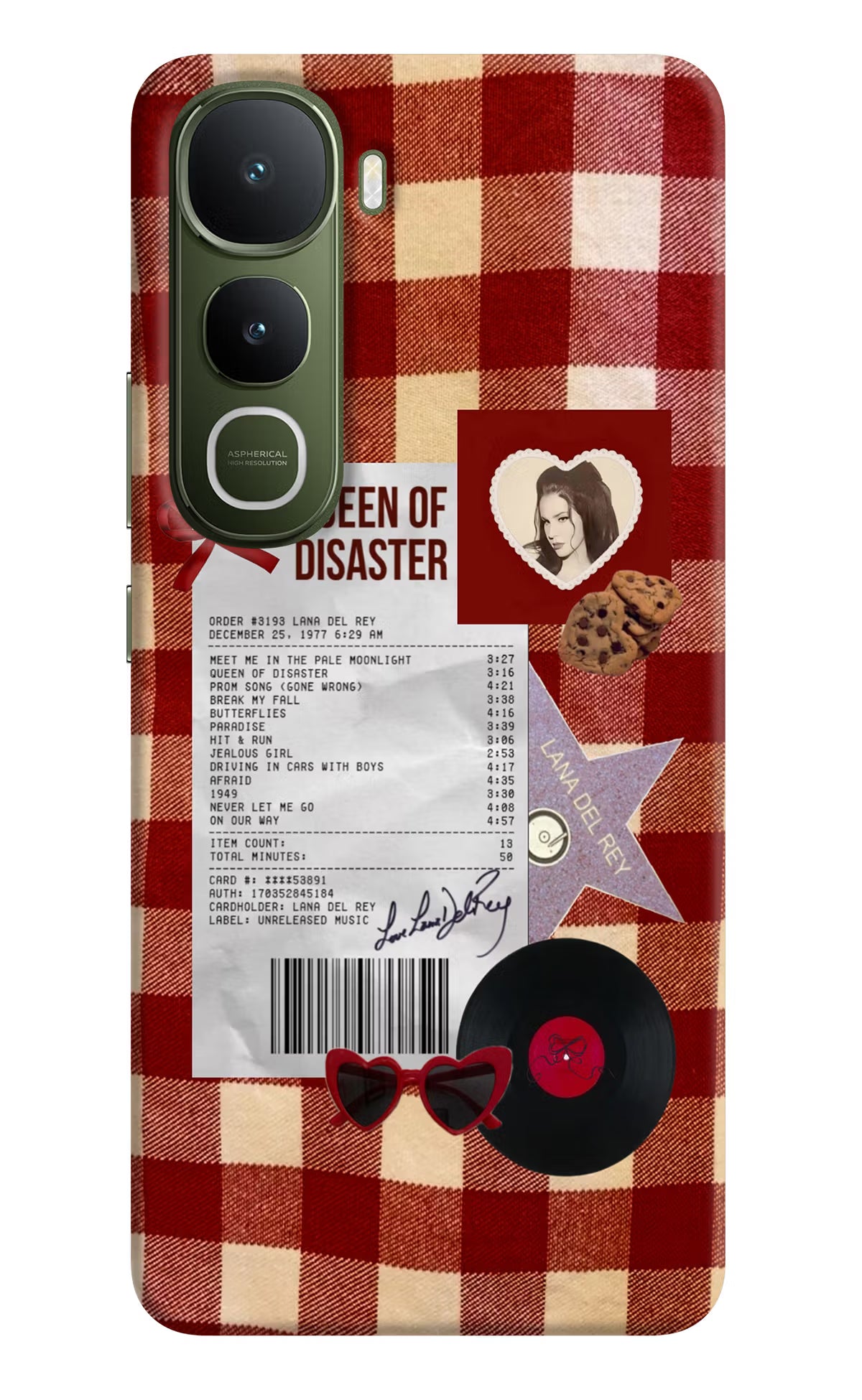 Queen of Disaster Vivo Y400 5G Hard Case Back Cover by Casekaro