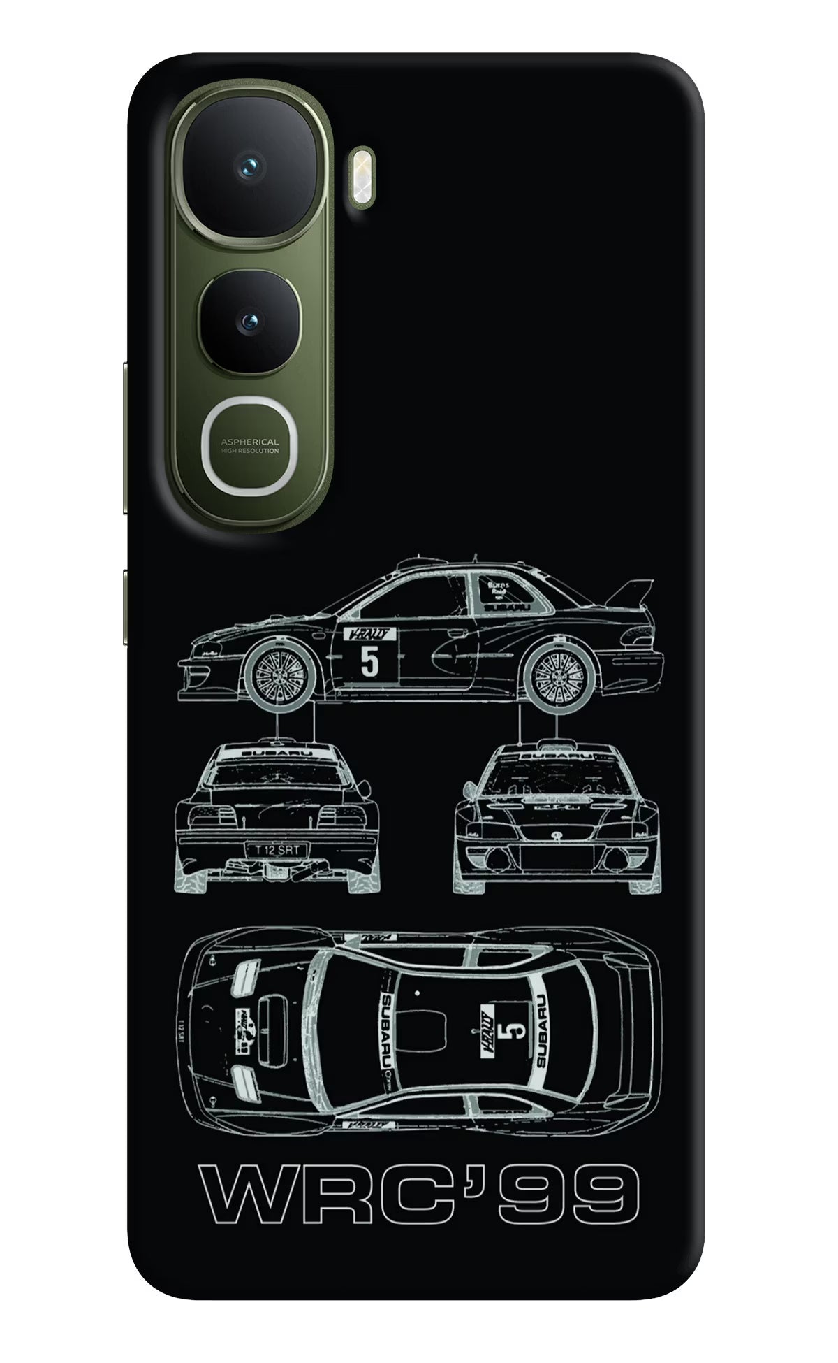WRC'99 Vivo Y400 5G Hard Case Back Cover by Casekaro