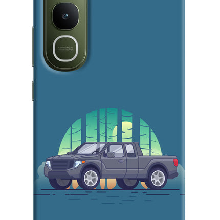Retro Garage Vibe Vivo Y400 5G Hard Case Back Cover by Casekaro