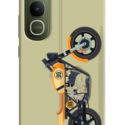 Vertical Speedster Vivo Y400 5G Hard Case Back Cover by Casekaro