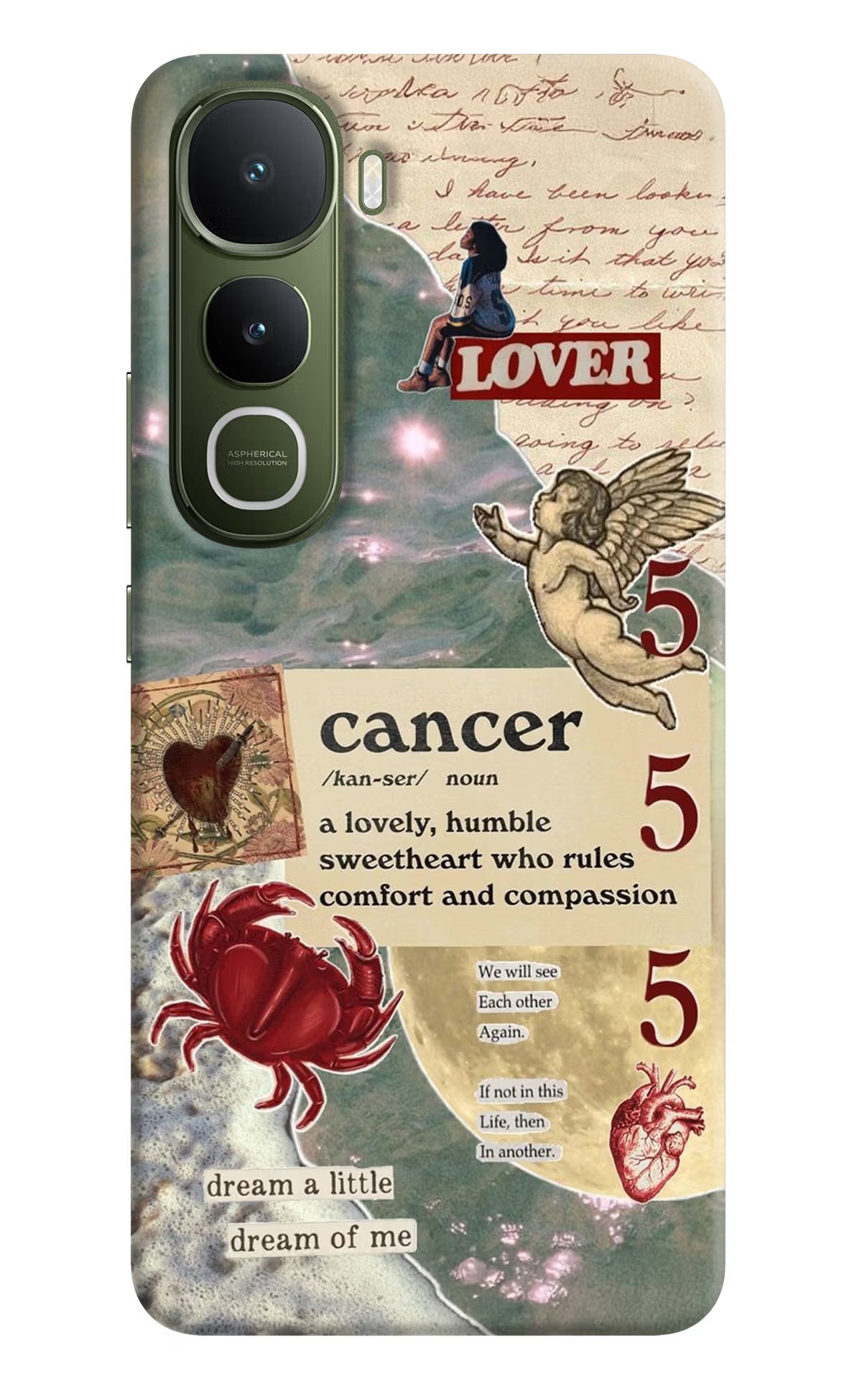 Cancer Zodiac Vivo Y400 5G Hard Case Back Cover by Casekaro