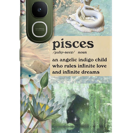 Pisces Zodiac Vivo Y400 5G Hard Case Back Cover by Casekaro