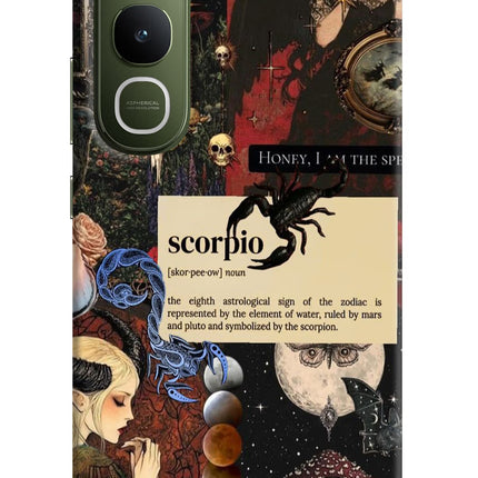 Scorpio Zodiac Vivo Y400 5G Hard Case Back Cover by Casekaro