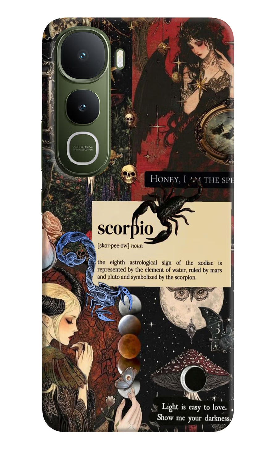 Scorpio Zodiac Vivo Y400 5G Back Cover, Hard case