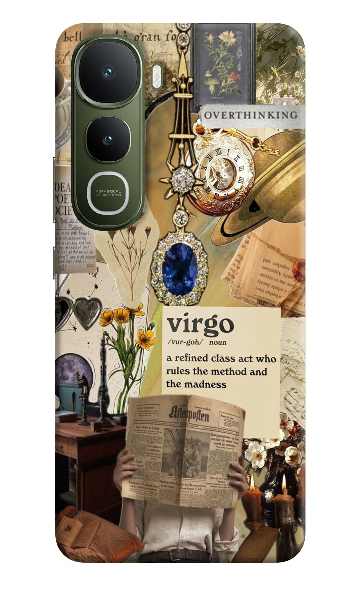 Virgo Zodiac Vivo Y400 5G Hard Case Back Cover by Casekaro