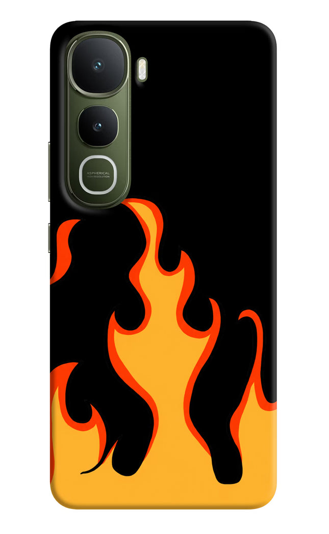 Fired Up – Black Vivo Y400 5G Hard Case Back Cover by Casekaro