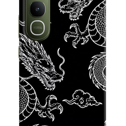 Twin Dragons Vivo Y400 5G Hard Case Back Cover by Casekaro