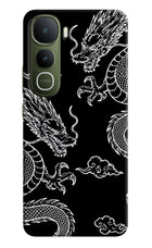 Twin Dragons Vivo Y400 5G Hard Case Back Cover by Casekaro