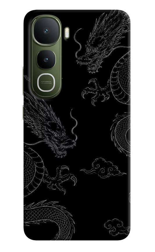 Twin Dragons Vivo Y400 5G Hard Case Back Cover by Casekaro