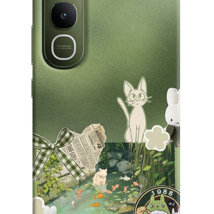 Aesthetic anime Vivo Y400 5G Hard Case Back Cover by Casekaro
