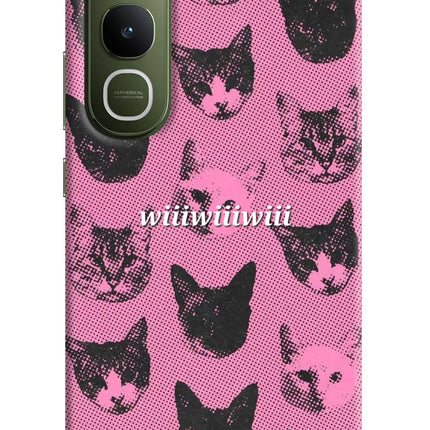Pink Cats Vivo Y400 5G Hard Case Back Cover by Casekaro