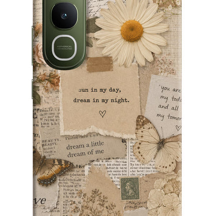 Vintage case Vivo Y400 5G Hard Case Back Cover by Casekaro