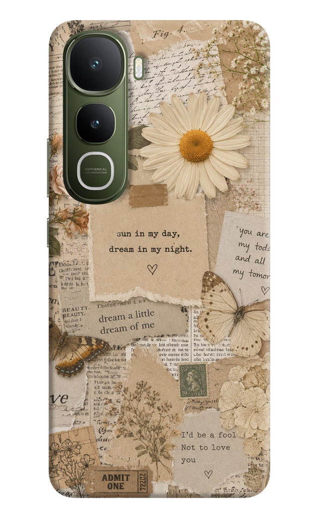 Vintage case Vivo Y400 5G Hard Case Back Cover by Casekaro