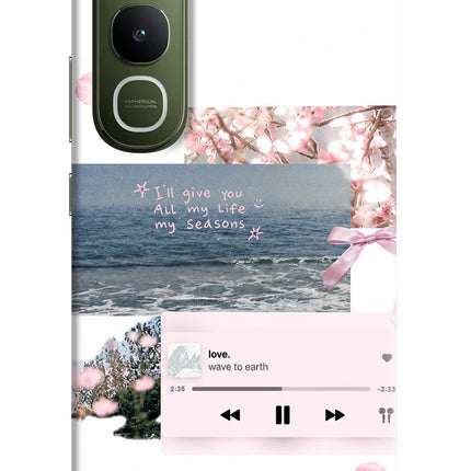 Wave to earth Vivo Y400 5G Hard Case Back Cover by Casekaro