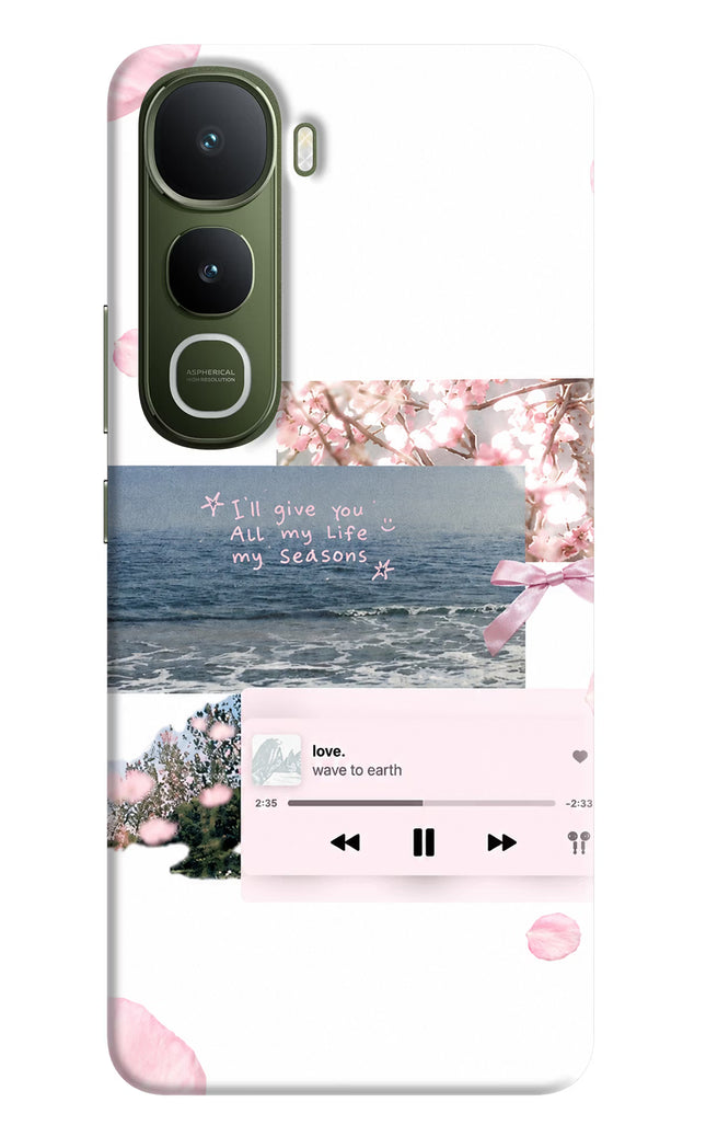 Wave to earth Vivo Y400 5G Hard Case Back Cover by Casekaro