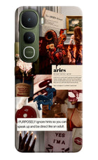 Zodiac Aries Vivo Y400 5G Hard Case Back Cover by Casekaro