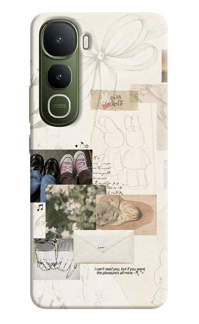Soft Aesthetic Vivo Y400 5G Hard Case Back Cover by Casekaro
