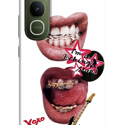 Rockstar Vivo Y400 5G Hard Case Back Cover by Casekaro
