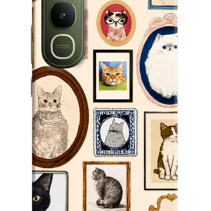 Mirror Cats Vivo Y400 5G Hard Case Back Cover by Casekaro