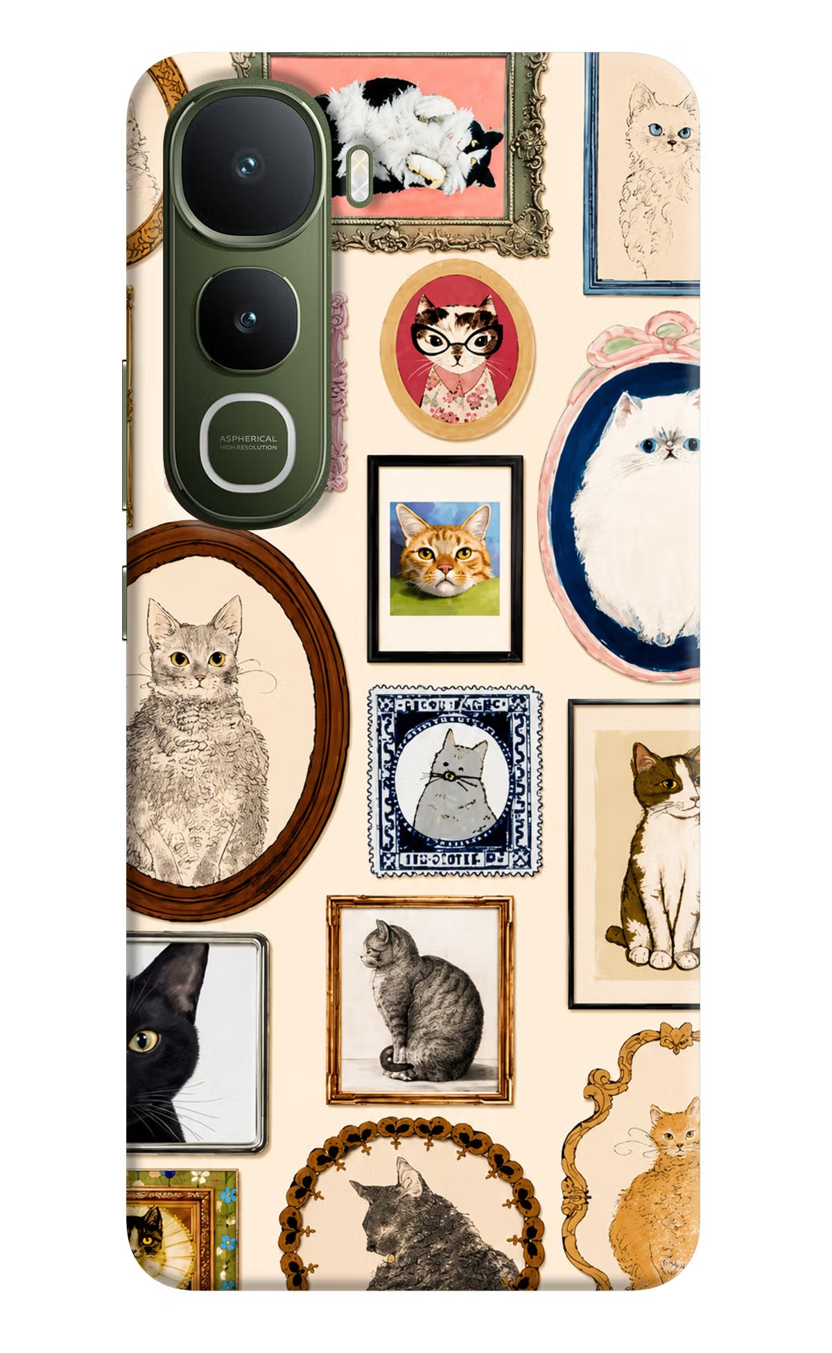 Mirror Cats Vivo Y400 5G Back Cover