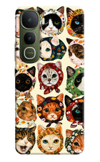 Cool Cat Vivo Y400 5G Hard Case Back Cover by Casekaro