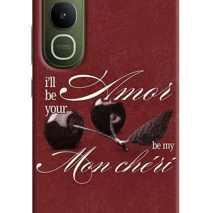 Velvet Cherry Vivo Y400 5G Hard Case Back Cover by Casekaro