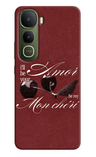 Velvet Cherry Vivo Y400 5G Hard Case Back Cover by Casekaro