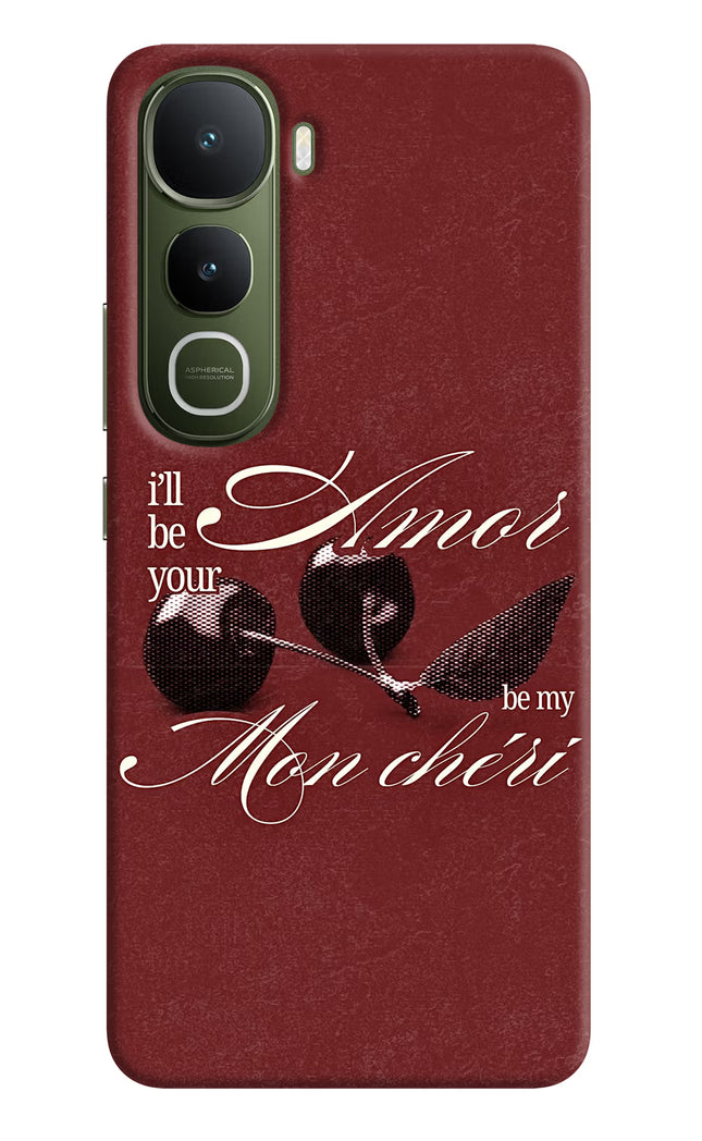 Velvet Cherry Vivo Y400 5G Hard Case Back Cover by Casekaro