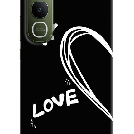 Love Line Vivo Y400 5G Hard Case Back Cover by Casekaro