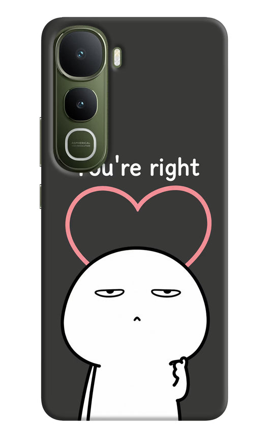 You're Right Vivo Y400 5G Hard Case Back Cover by Casekaro