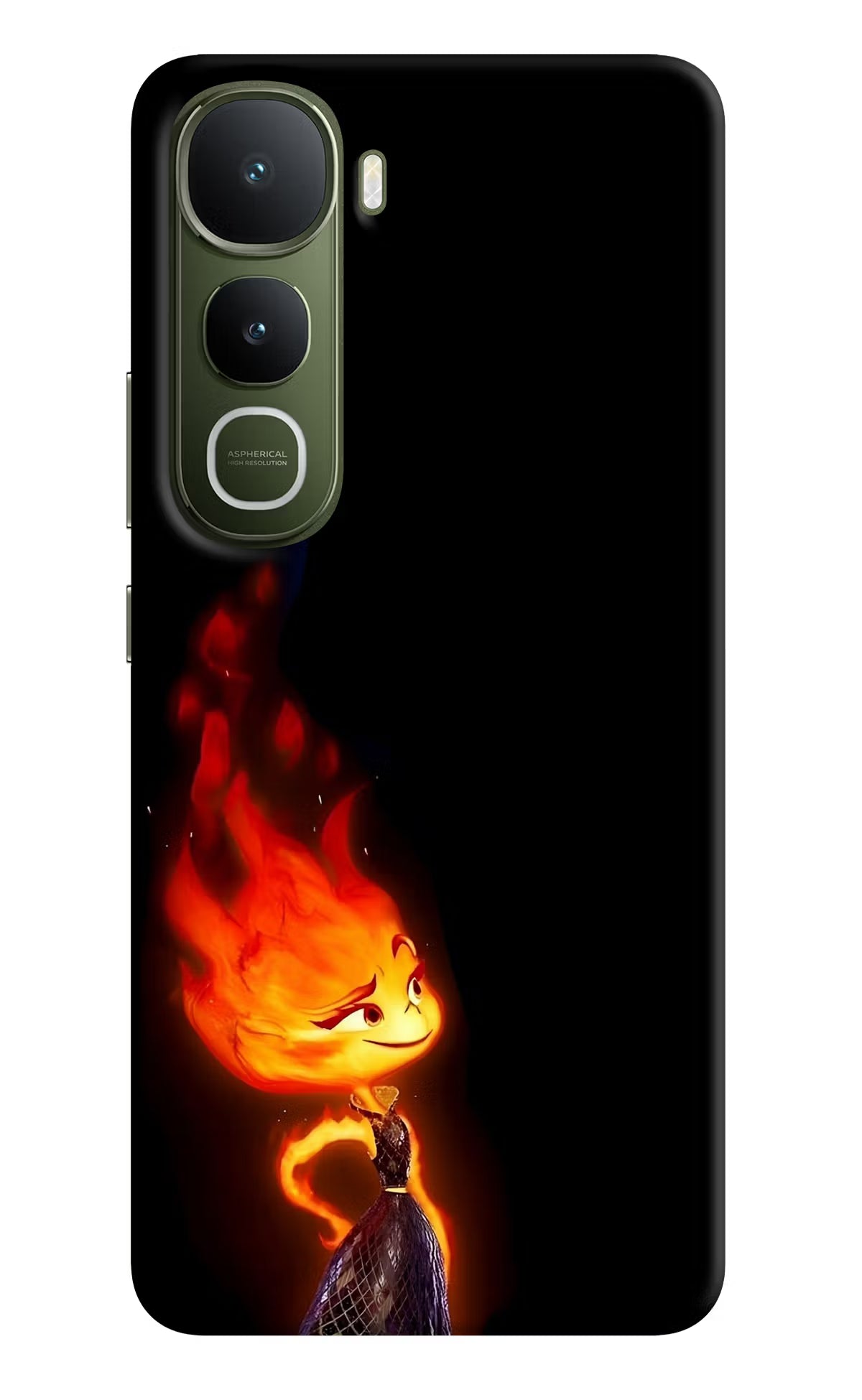 Ember Flame Vivo Y400 5G Back Cover